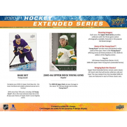 Boîte de cartes 2020-21 NHL UD Extended Series Retail Foil . 192 cartes