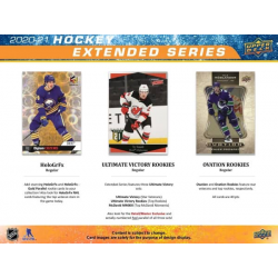 Boîte de cartes 2020-21 NHL UD Extended Series Retail Foil . 192 cartes