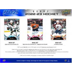 Boîte de cartes 2022-23 NHL MVP (Hobby) d'Upper Deck. 160 cartes