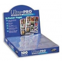 Boîte de 100 feuilles de rangement Ultra Pro Silver (9 cartes par feuille)
