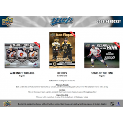 Boîte de cartes 2023-24 NHL MVP (Hobby) d'Upper Deck. 160 cartes
