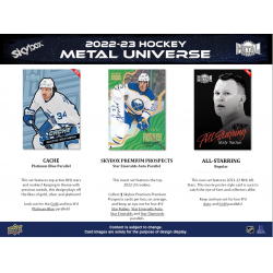 Boîte de cartes 2022-23 NHL SKYBOX Metal Universe (Hobby) d'Upper Deck (105 cartes)
