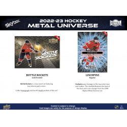 Boîte de cartes 2022-23 NHL SKYBOX Metal Universe (Hobby) d'Upper Deck (105 cartes)