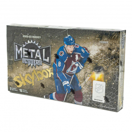 Boîte de cartes 2022-23 NHL SKYBOX Metal Universe (Hobby) d'Upper Deck (105 cartes)