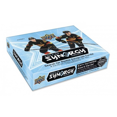 Boîte de cartes UD 2024-25 NHL SYNERGY. 24 cartes.
