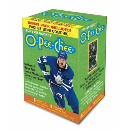 Boîte 2021-22 NHL O-PEE-CHEE (Mass Blaster).  72 cartes