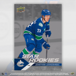 Boîte de cartes 2024-25 NHL STAR ROOKIES d'Upper Deck (mass blaster). 26 cartes