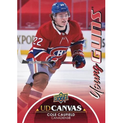 Paquet de cartes NHL 2021-22 UD Serie 2 Retail Foil. 8 cartes
