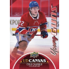 Paquet de cartes NHL 2021-22 UD Serie 2 Retail Foil. 8 cartes