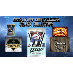 Boîte de 160 cartes 2025-26 NHL MVP SILVER COLLECTION (CDD exclusive) d'Upper Deck.