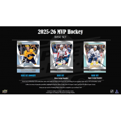 Paquet de 8 cartes 2025-26 MVP Hockey Silver Collection (hobby). NHL Upper Deck.