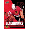 Boite 2025-26 de 135 cartes du centenaire des Blackhawks de Chicago (Tin hobby) d'Upper Deck.