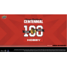 Boite 2025-26 de 135 cartes du centenaire des Blackhawks de Chicago (Tin hobby) d'Upper Deck.