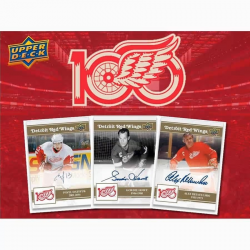 Boîte de 105 cartes 2025-26 DETROIT RED WINGS CENTENNIAL d'Upper Deck