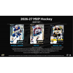 Boîte de 252 cartes 2026-27 NHL MVP Gravity Feed (Retail) d'Upper Deck