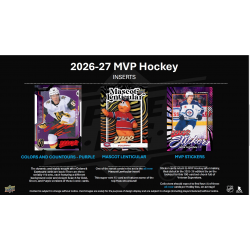 Boîte de 252 cartes 2026-27 NHL MVP Gravity Feed (Retail) d'Upper Deck