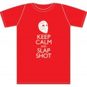 T-shirt Keep Calm and Slap Shot